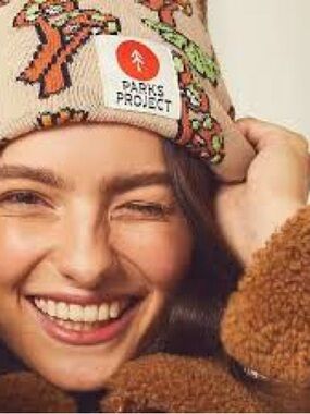PARKS PROJECT Good Vibes Shrooms Knit Beanie